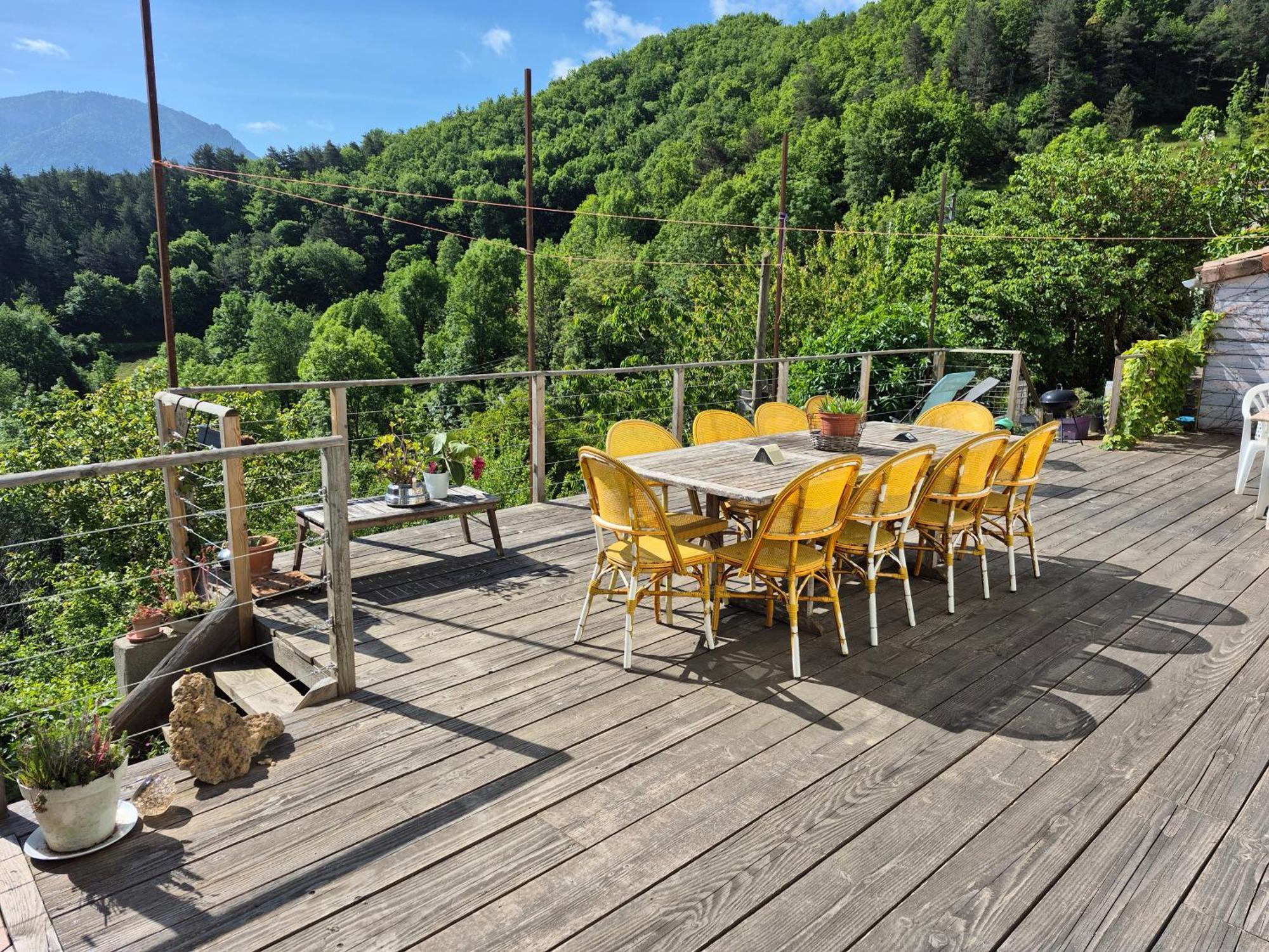 Grande Terrasse Avec Vue Entre Mediterranee Et Pays Cathare Cailla Εξωτερικό φωτογραφία