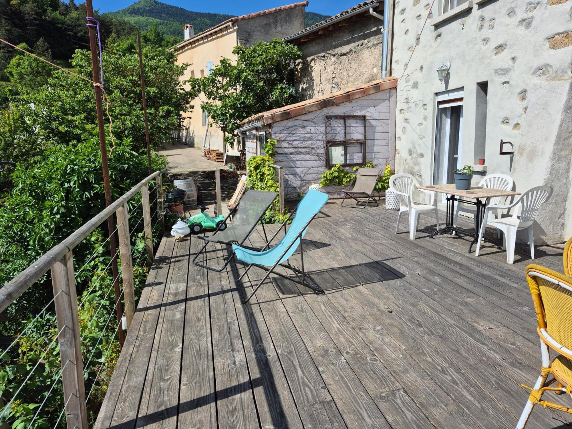 Grande Terrasse Avec Vue Entre Mediterranee Et Pays Cathare Cailla Εξωτερικό φωτογραφία