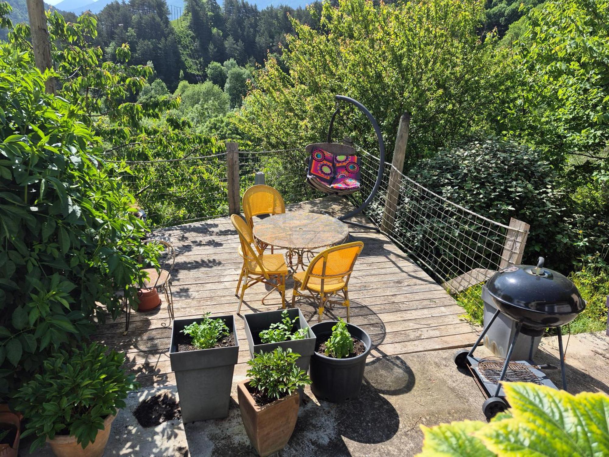 Grande Terrasse Avec Vue Entre Mediterranee Et Pays Cathare Cailla Εξωτερικό φωτογραφία